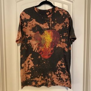 Large Jafar Cobra Tee with Custom Bleach Dye